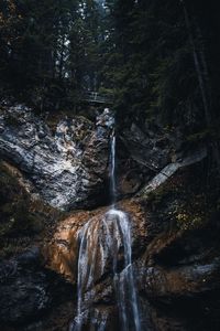 Waterfall in forest