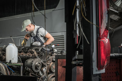 Man working in workshop