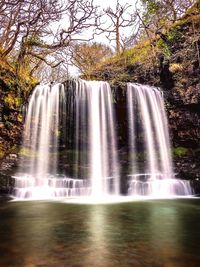 Waterfall in forest