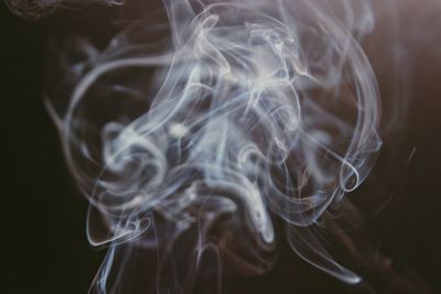 Close-up of smoke