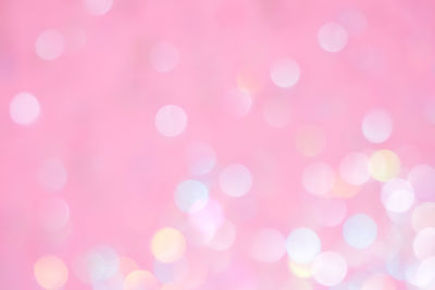 Defocused image of pink lights