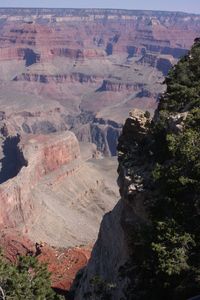 View of rock formations