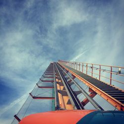 Low angle view of bridge against sky