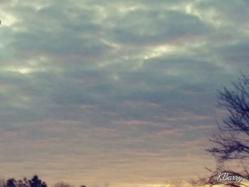 Scenic view of sky during sunset