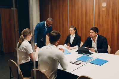 Group of people on the table