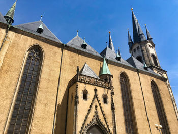 Low angle view of building against sky