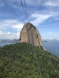 Scenic view of mountain against sky