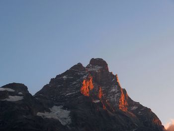 Rock formations against sky