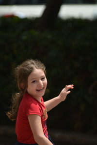 Portrait of a smiling girl