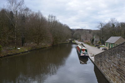 Scenic view of river against sky