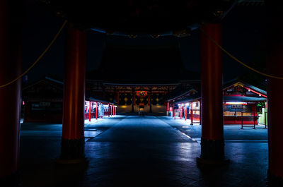 Interior of torii gate