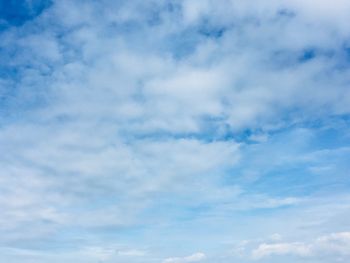 Low angle view of clouds in sky