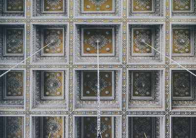 Full frame shot of patterned ceiling