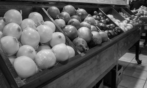 Close-up of vegetables for sale in market