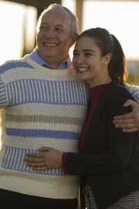 Portrait of a smiling young couple