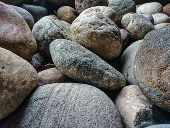 Full frame shot of stones