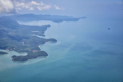 Phuket thailand aerial drone indian ocean, coast  south bangkok andaman sea strait of malacca asia