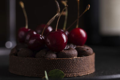 Close-up of fruits on table