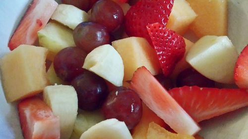 Close-up of strawberries