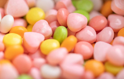 Close-up of multi colored candies