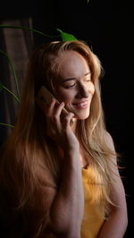 Portrait of a smiling young woman