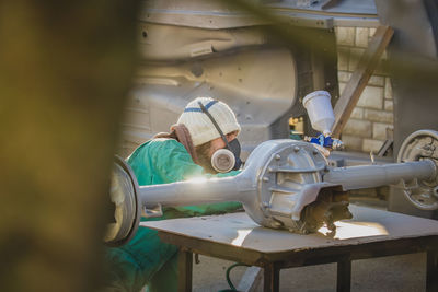 Man working in factory