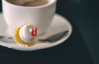 Close-up of coffee cup