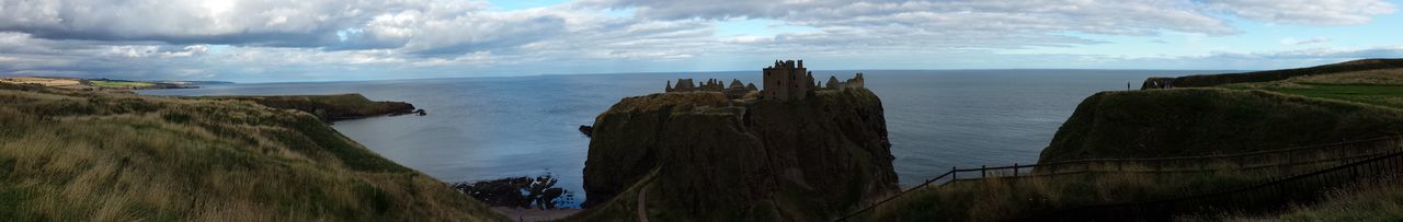 Panoramic view of sea against sky