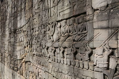 View of buddha statue in temple