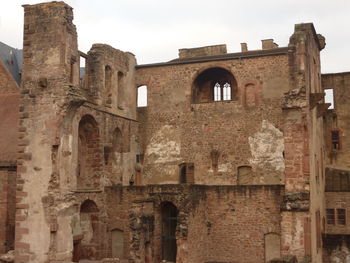 Low angle view of historical building