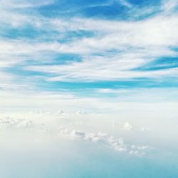 Low angle view of clouds in sky