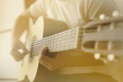 Man playing guitar