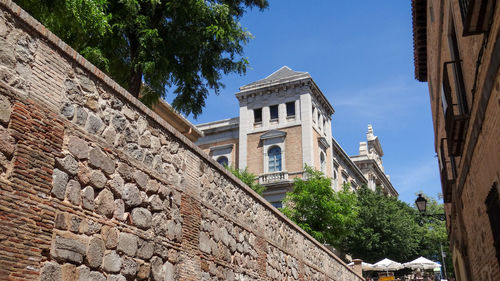 Low angle view of building against sky