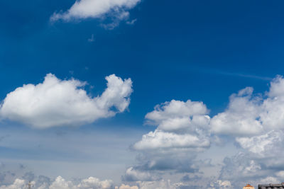 Low angle view of clouds in sky