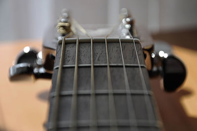 Close-up of guitar