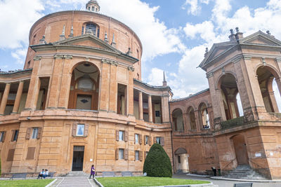 Low angle view of historical building against sky