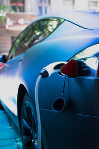 Close-up of vintage car