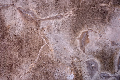 Full frame shot of cracked wall