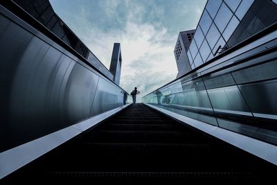 Low angle view of building against sky