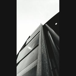 Low angle view of building against clear sky