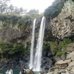 View of waterfall