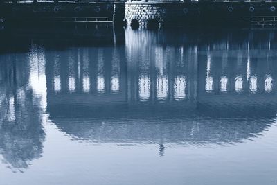 Pier on lake