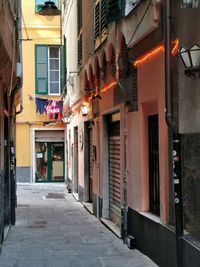 Street amidst buildings in city