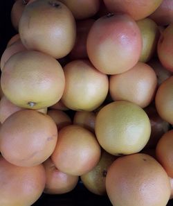 Full frame shot of fruits in market
