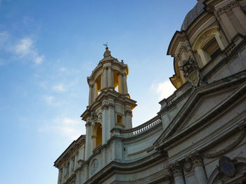 Low angle view of building against sky