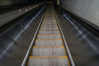 High angle view of tunnel