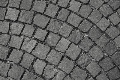 Full frame shot of cobblestone