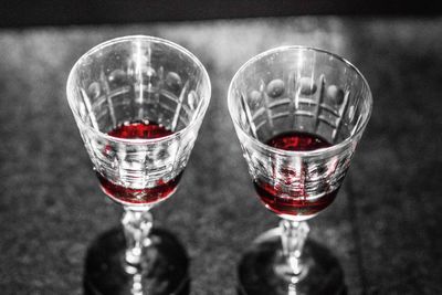 Close-up of beer in glass