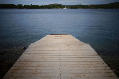 Pier over lake