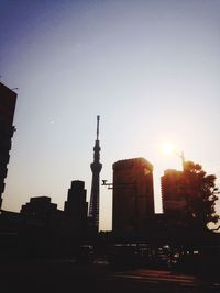 Low angle view of buildings against sky